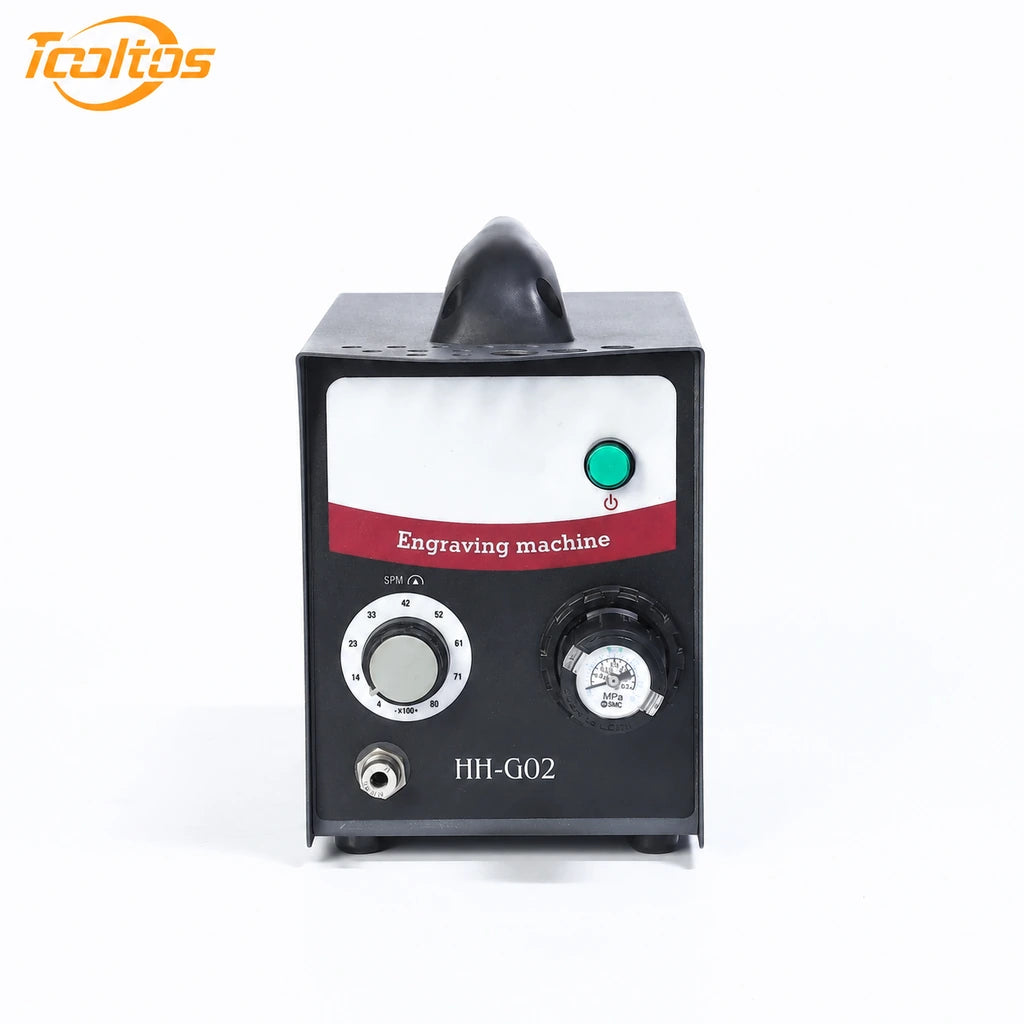 Tooltos HH-G02 pneumatic engraving machine detail view