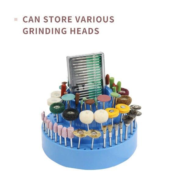 Tooltos Jewelry Tool 116-hole Rotary Engraving Tool grinding Head Needle Storage Box