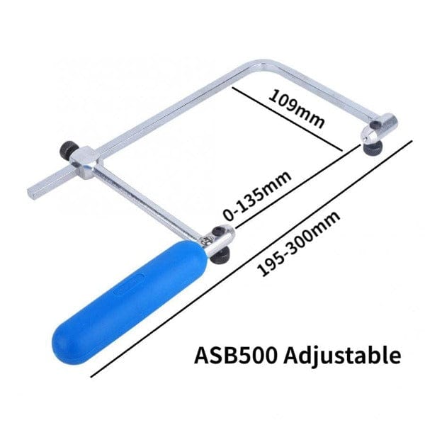 Tooltos Jewelry Tool ASB 500 Adjustable Fram U-shaped Bow Saw Hacksaw