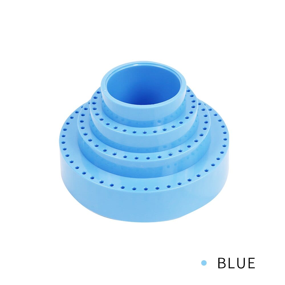 Tooltos Jewelry Tool blue 116-hole Rotary Engraving Tool grinding Head Needle Storage Box