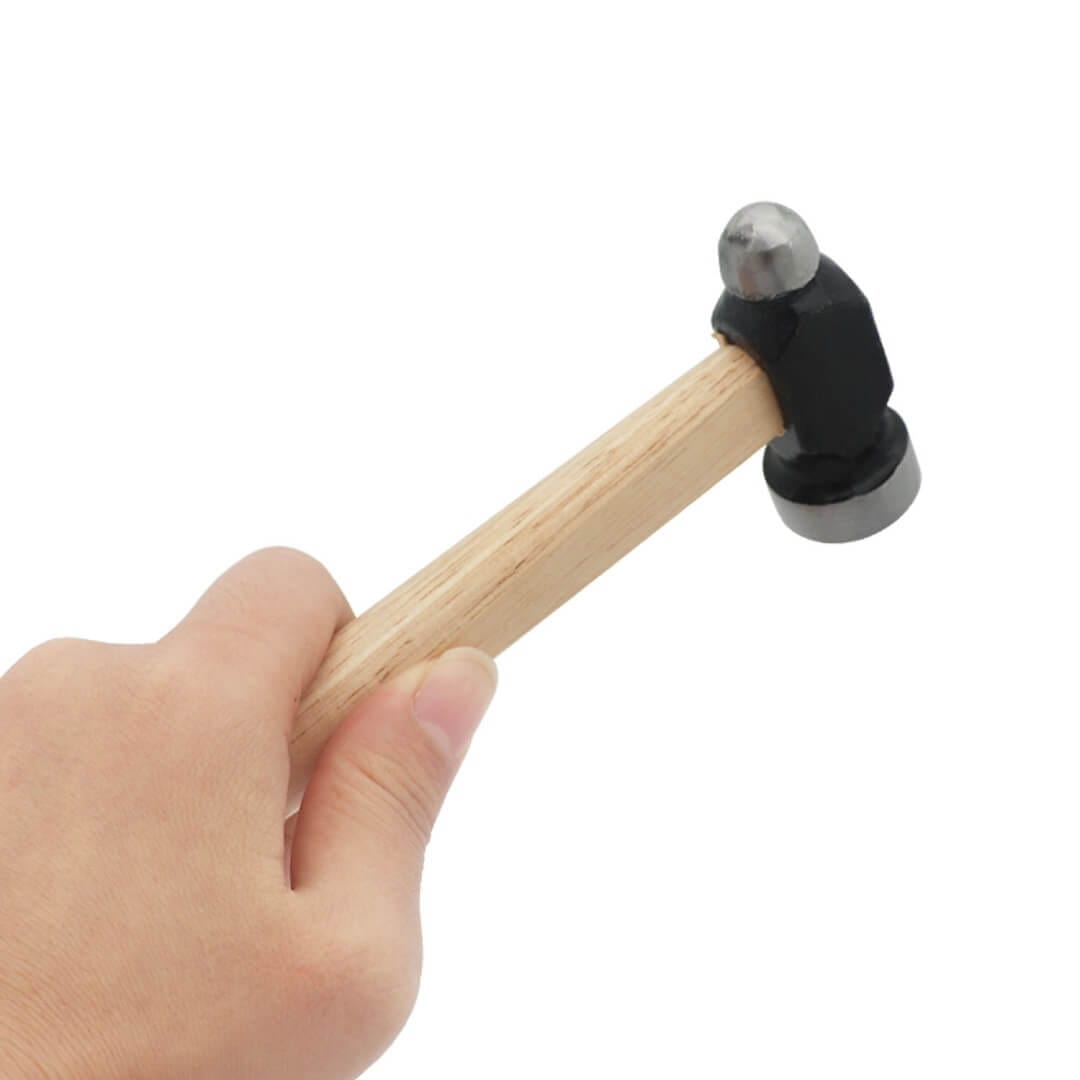 TokTos Jewelry Tool Cast Iron Hammer With Wooden Handle