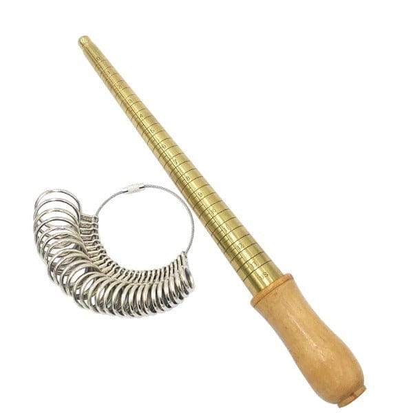Wax Ring Sizer Finger Stick Règle Bijoux Taille Mandrel Outil SFD Wax Ring Sizer Finger Stick Règle Bijoux Taille Mandrel Outil SFD