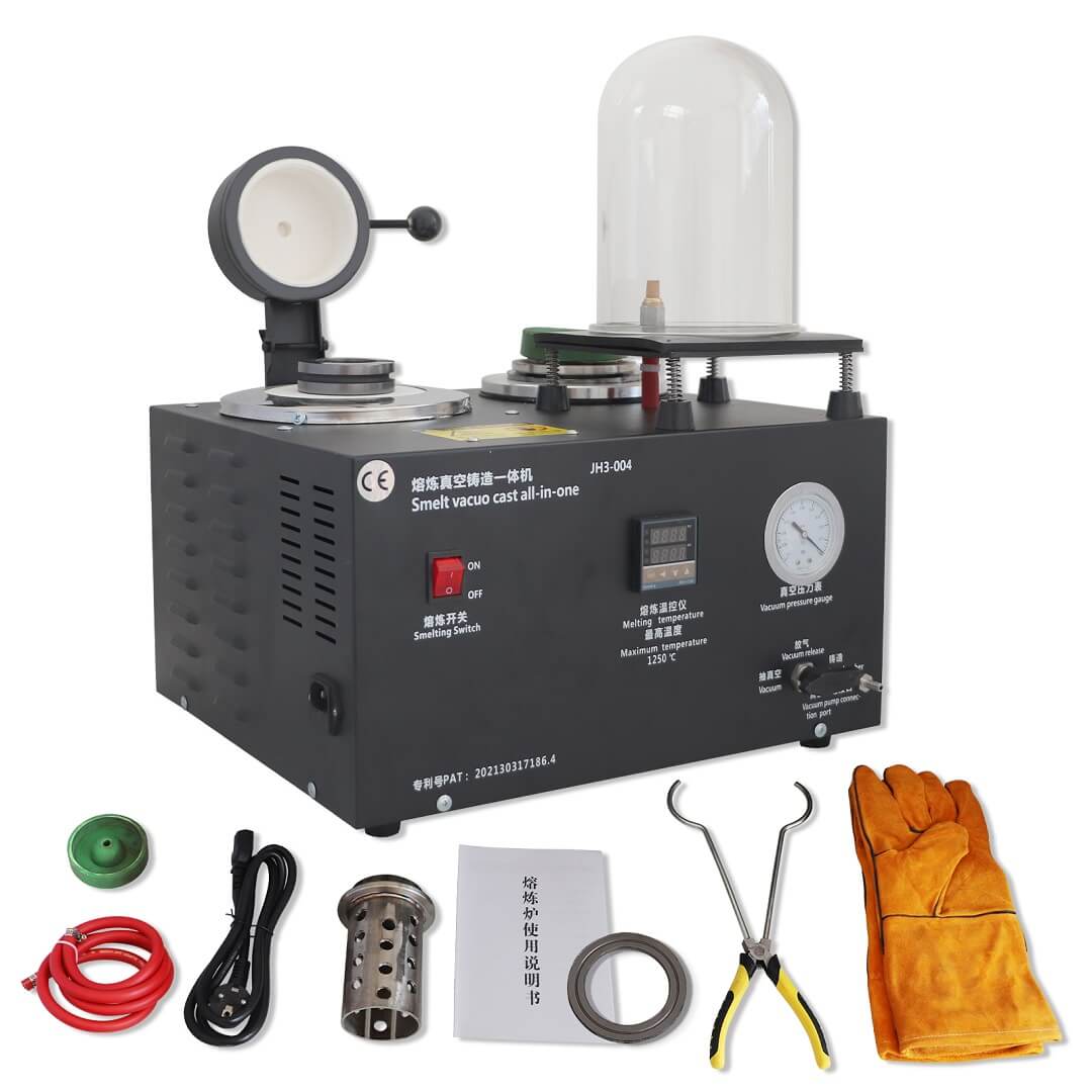 Tooltos Jewelry Tool Digital Display Cast Vacuum and Melting Machine