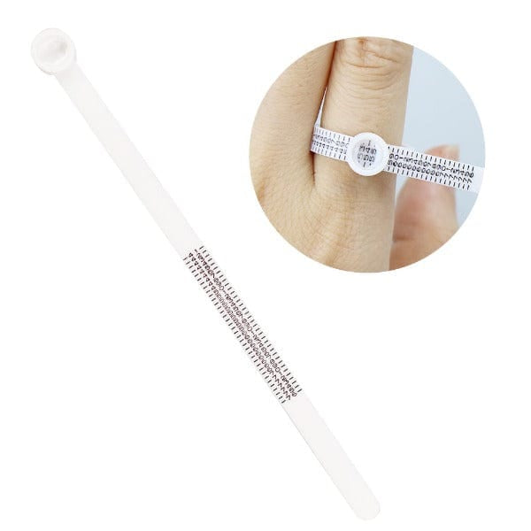 Tooltos Jewelry Tool Europe SIZER Ring Size Ruler Finger Size Measure with Magnifier