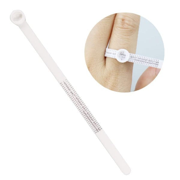Tooltos Jewelry Tool HK SIZER Ring Size Ruler Finger Size Measure with Magnifier