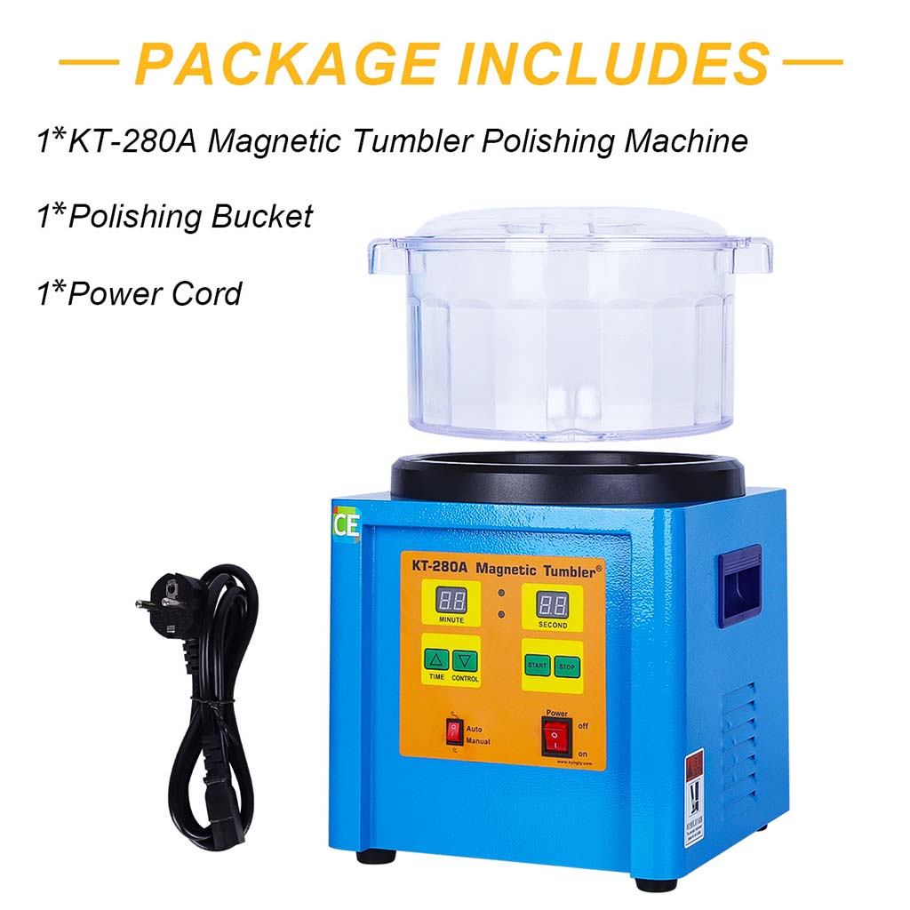 Tooltos Jewelry Tool KT-280A Magnetic Tumbler Jewelry Polishing Machines