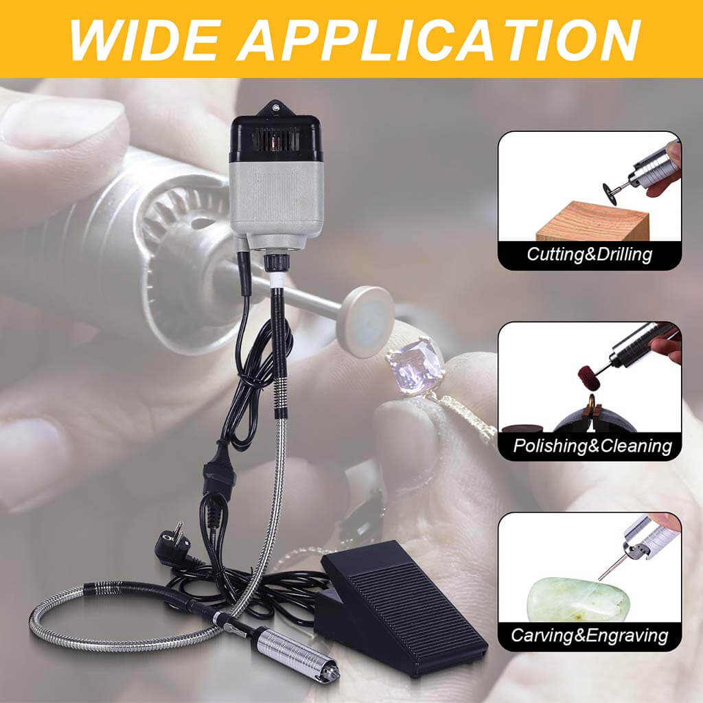 Tooltos Jewelry Tool Square Jewelry Hanging Flexible Shaft Machine