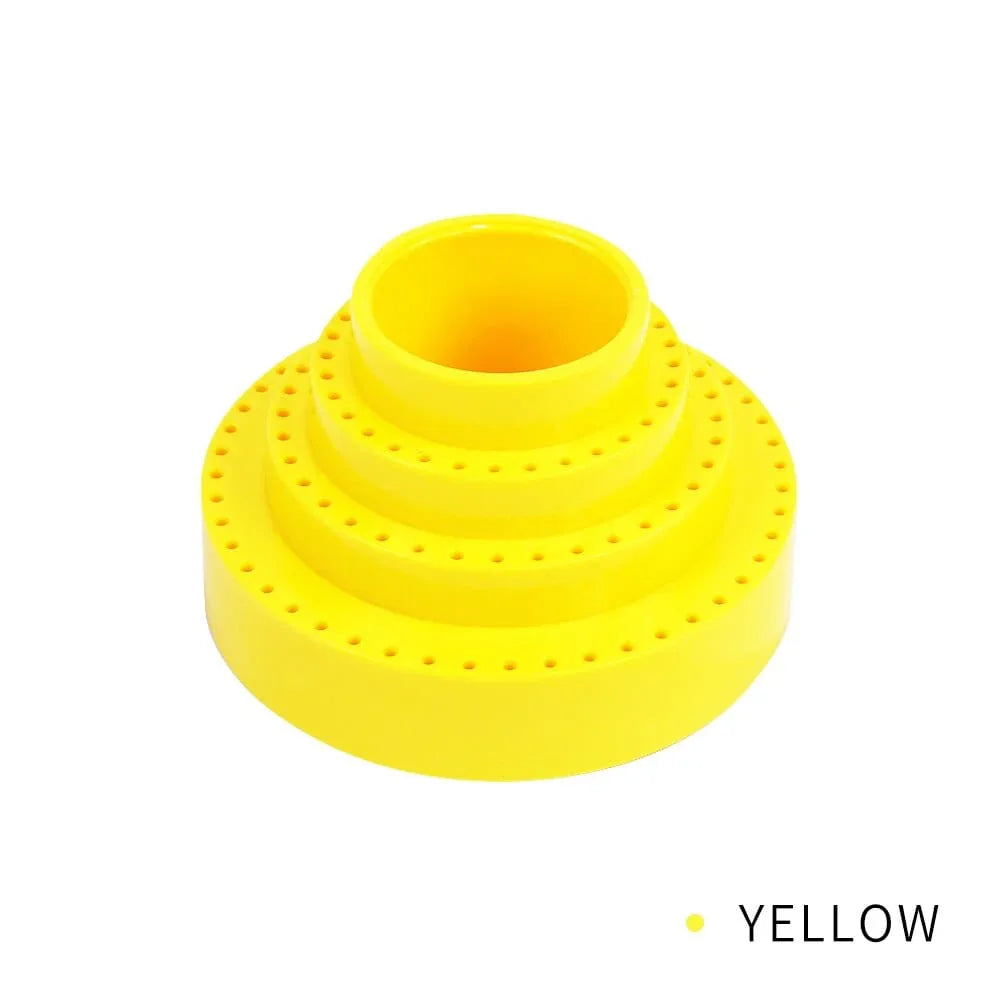 Tooltos Jewelry Tool yellow 116-hole Rotary Engraving Tool grinding Head Needle Storage Box