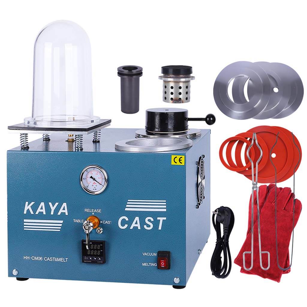 Tooltos Jewelry Tools 110V KAYA CAST Jewelry Precision Vacuum Investing Casting Melting Machine HH-CM06