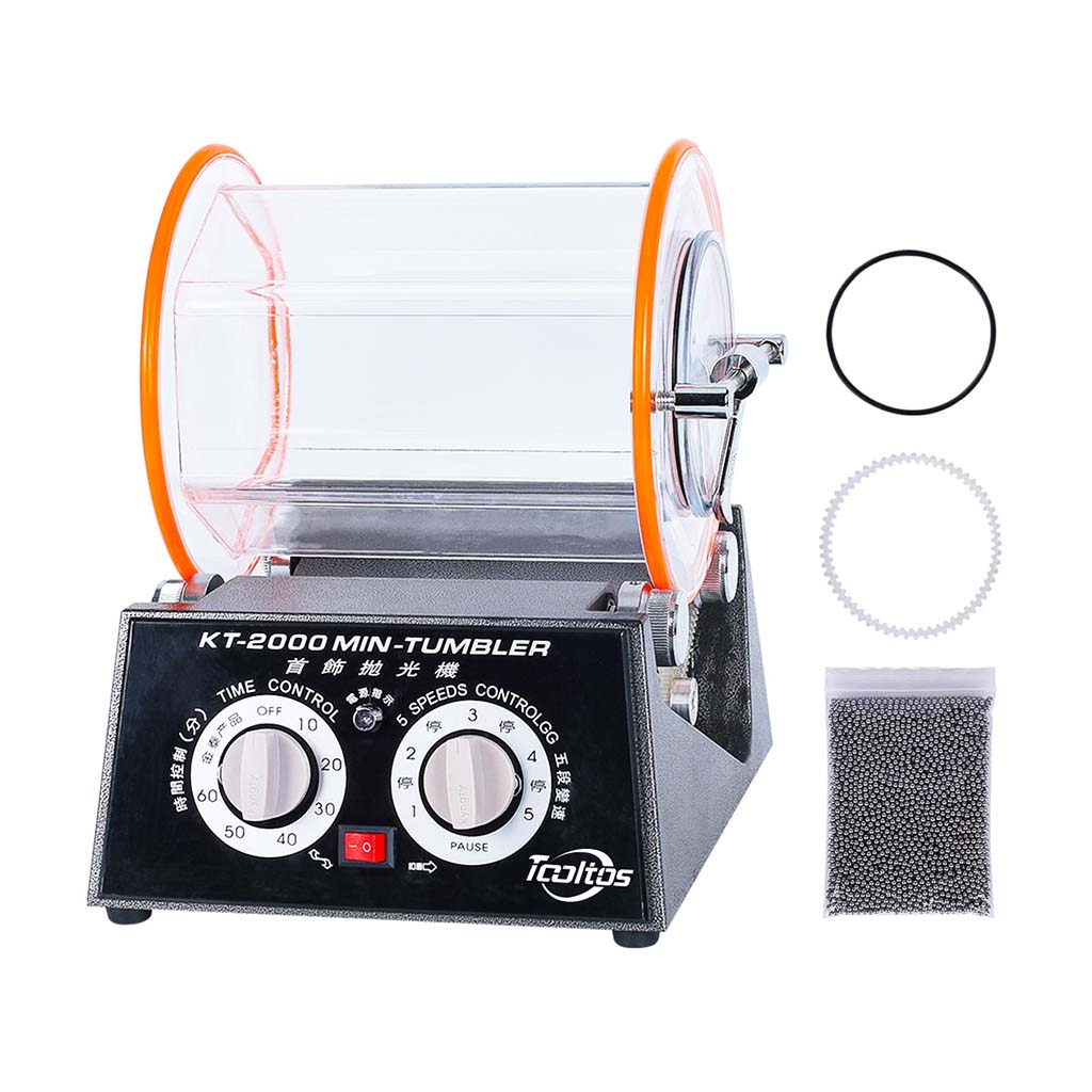 Tooltos KT-2000 Capacity 5kg Rotary Tumbler Surface Jewelry