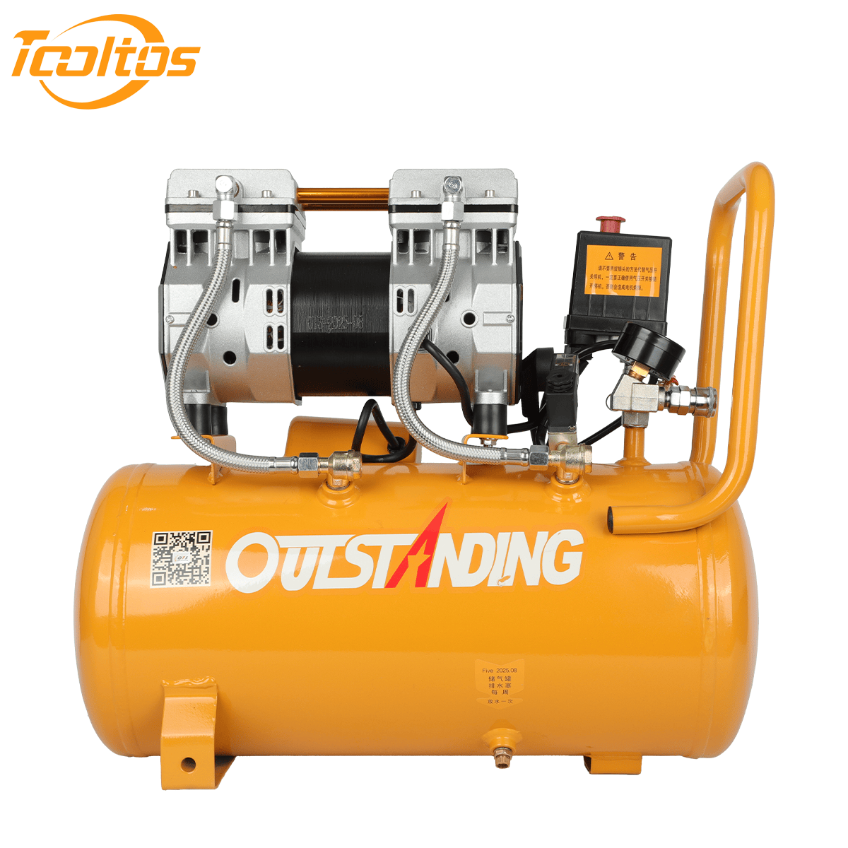 Tooltos Jewelry Tools 220V Tooltos 30L Oil-Free Silent Air Compressor for Pneumatic Jewelry Engraving Machines