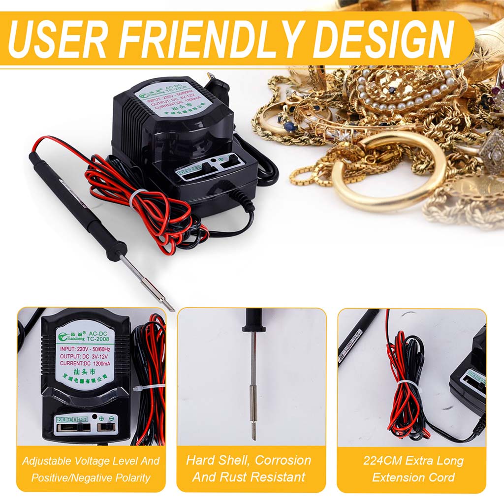 Tooltos Jewelry Tools 6W 6W Pen Type Adjustable Voltage Electric Soldering Iron Wax Welding Tools