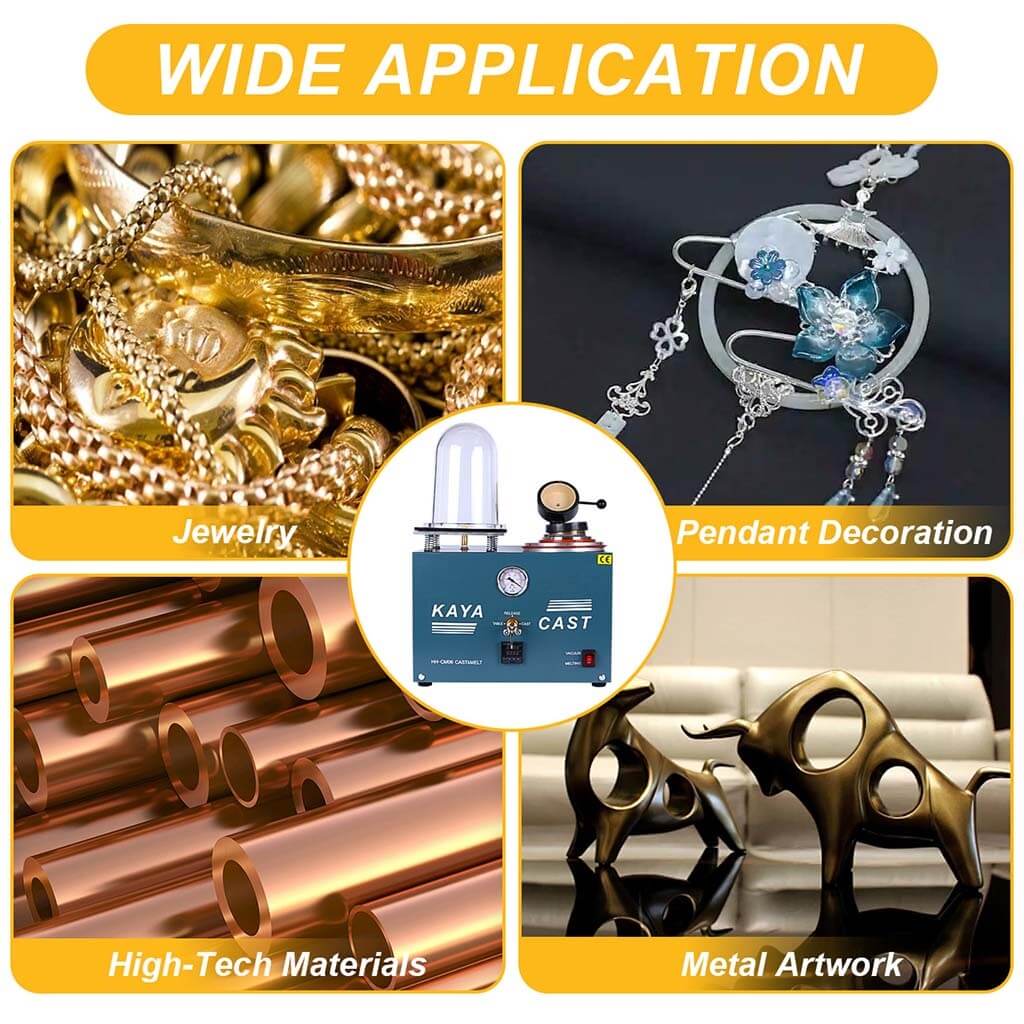 Tooltos Jewelry Tools KAYA CAST Jewelry Precision Vacuum Investing Casting Melting Machine HH-CM06