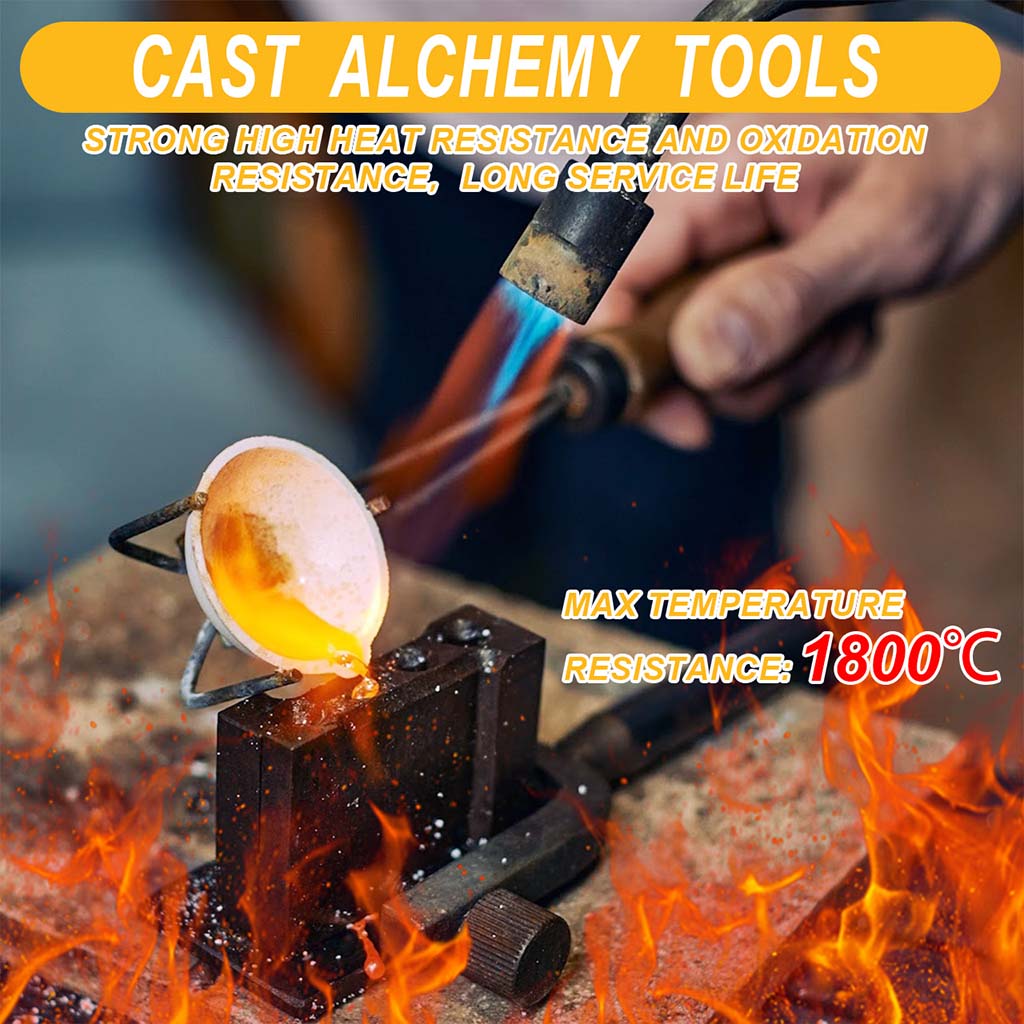 Tooltos Jewelry Tools Multi-size Ceramic Quartz Crucible Bowl Melting Casting Refining Gold Silver