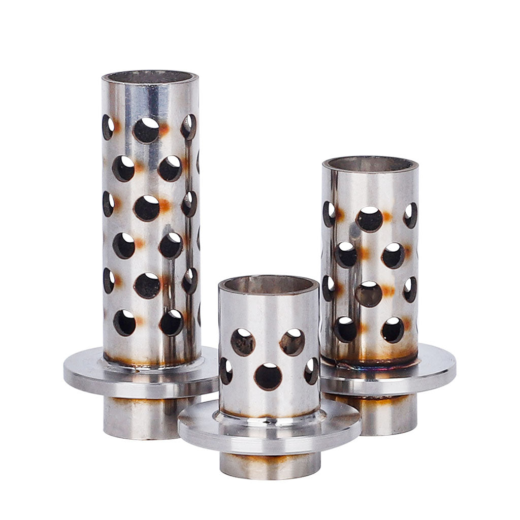 Tooltos Jewelry Tools Tooltos 1.2 inch Perforated Stainless Steel Casting Flask Wall Flanged Vacuum Casting Plaster Mold