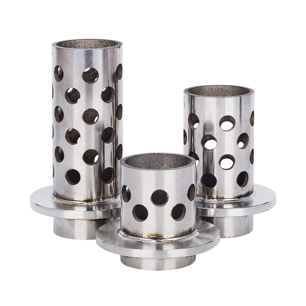 Tooltos Jewelry Tools Tooltos 1.5 inch Perforated Stainless Steel Casting Flask Wall Flanged Vacuum Casting Plaster Mold