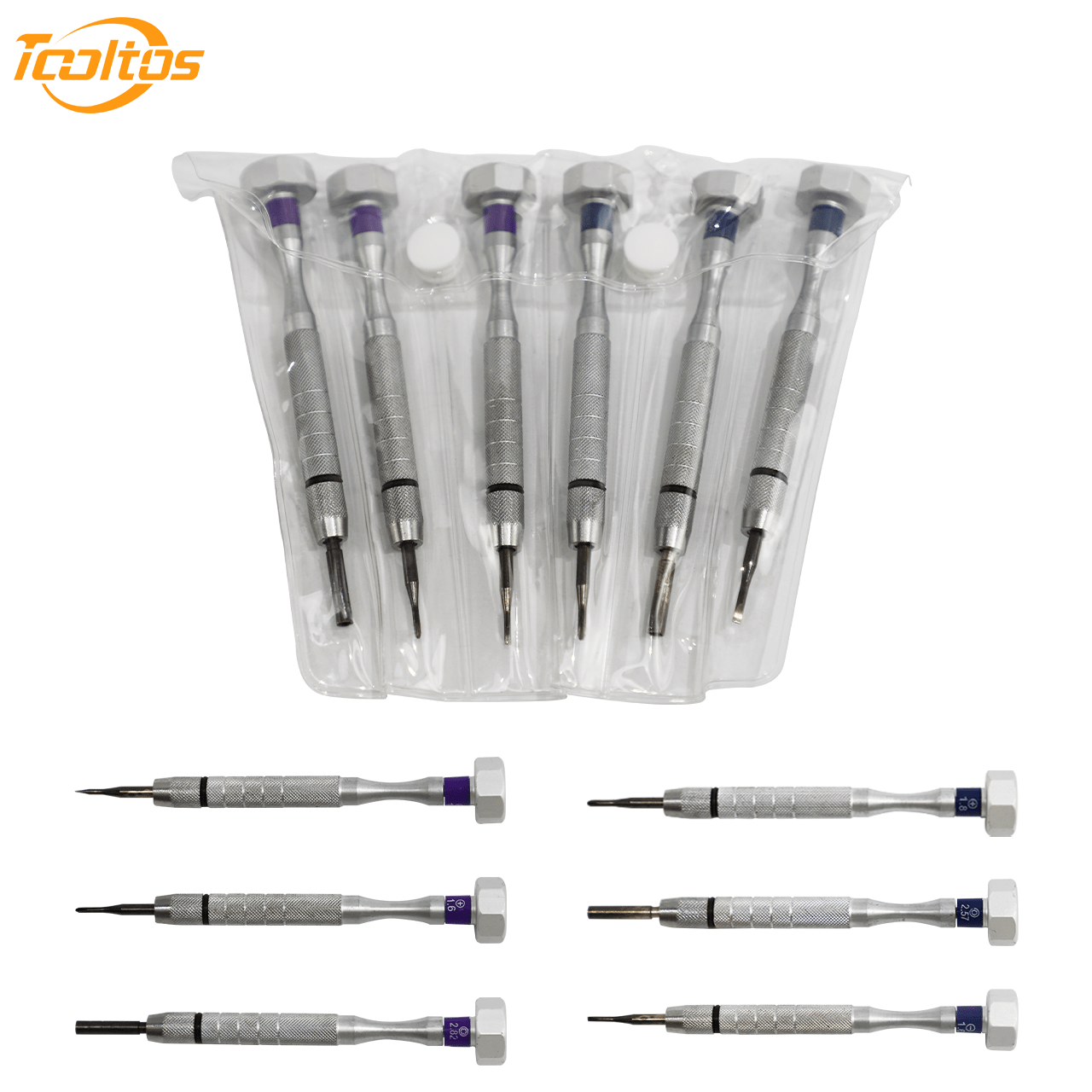 Tooltos Jewelry Tools Tooltos 14 Pcs Precision Repair Tool Kit for Jewelry Optical and Watch Repair with Stainless Steel Pliers and Screwdrivers