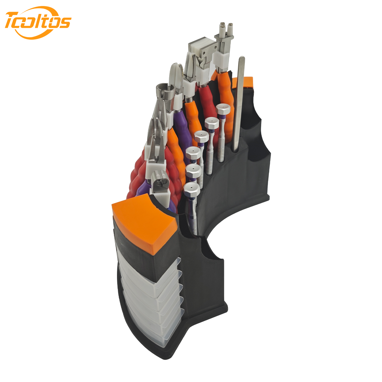 Tooltos Jewelry Tools Tooltos 14 Pcs Precision Repair Tool Kit for Jewelry Optical and Watch Repair with Stainless Steel Pliers and Screwdrivers