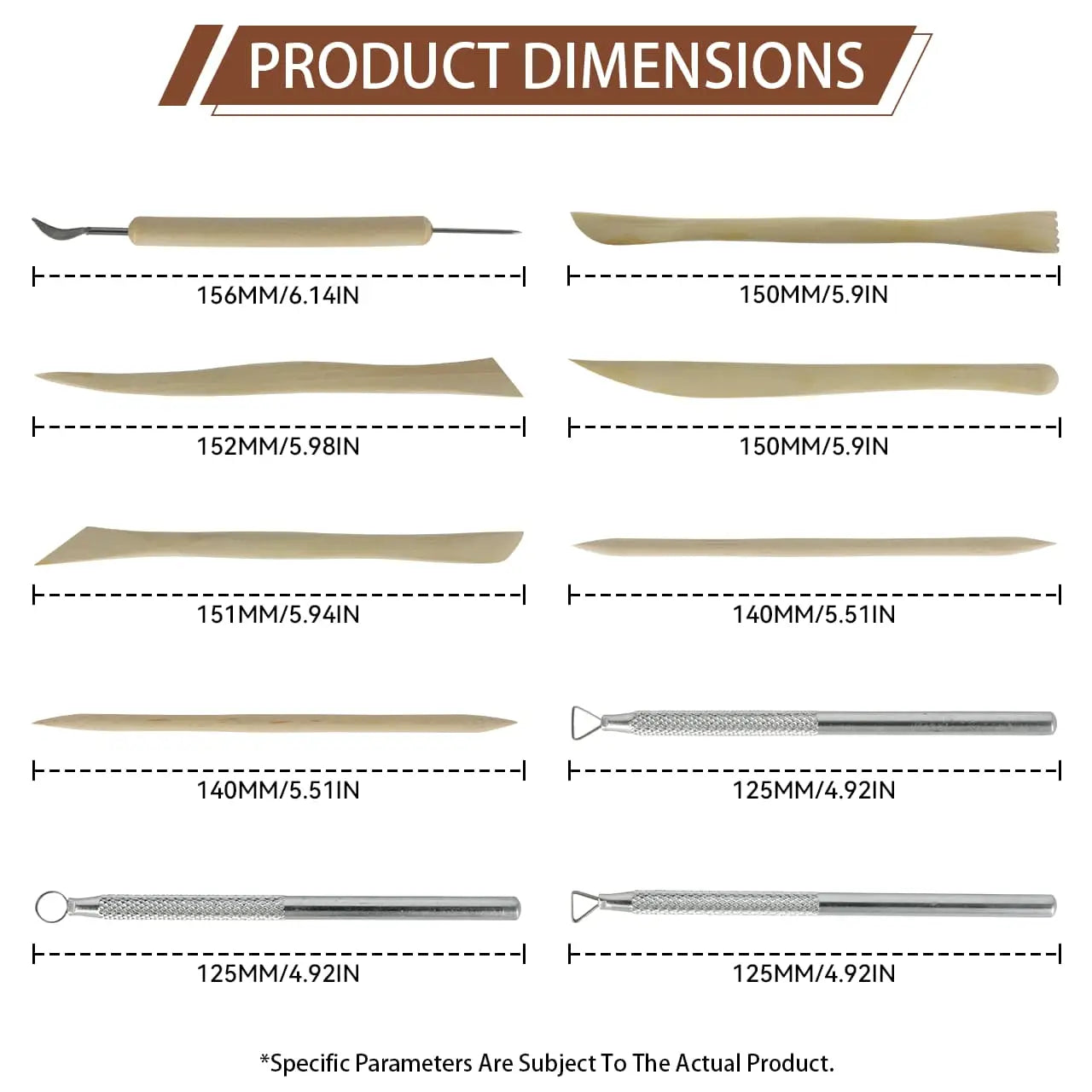 Tooltos carving tools for polymer clay figurine and miniature making