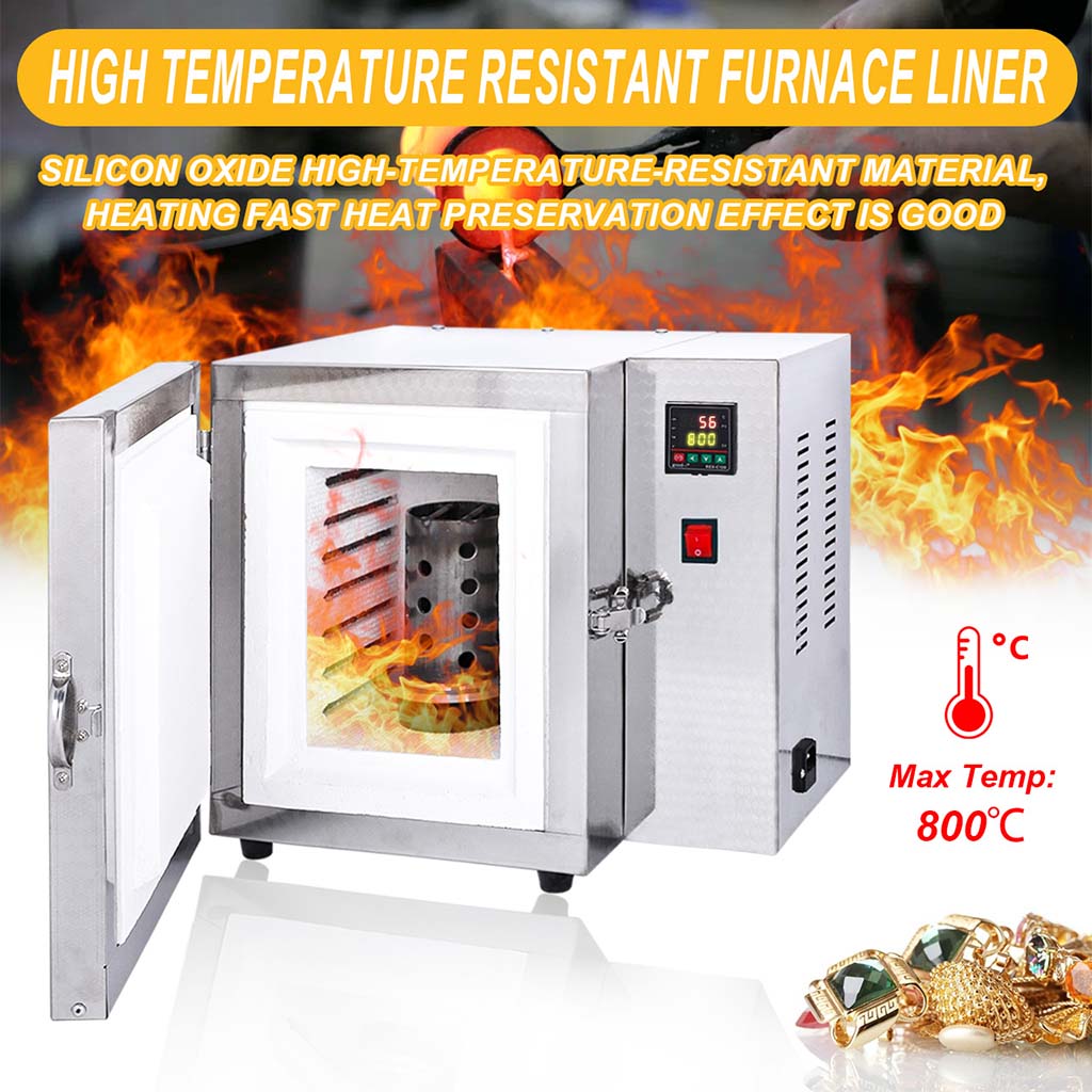 Tooltos Jewelry Tools Tooltos 1500W Jewelry Casting Burnout Furnace Oven Machine