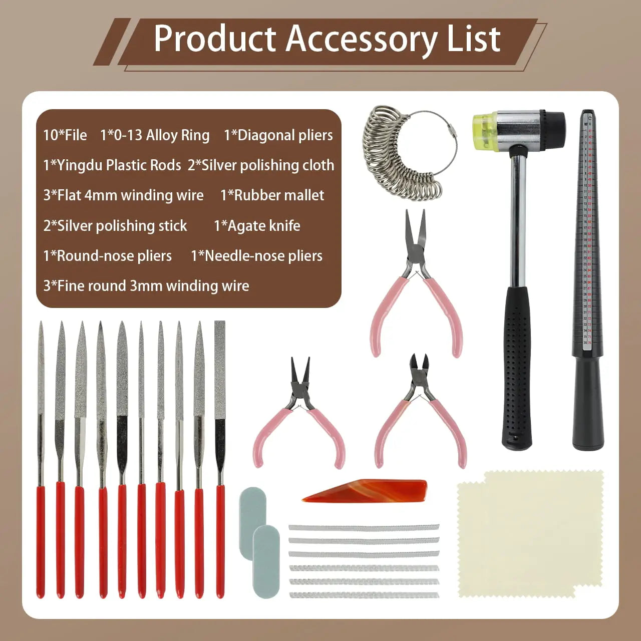 Complete Jewelry Making and Repair Starter Kit for Beginners and Hobbyists