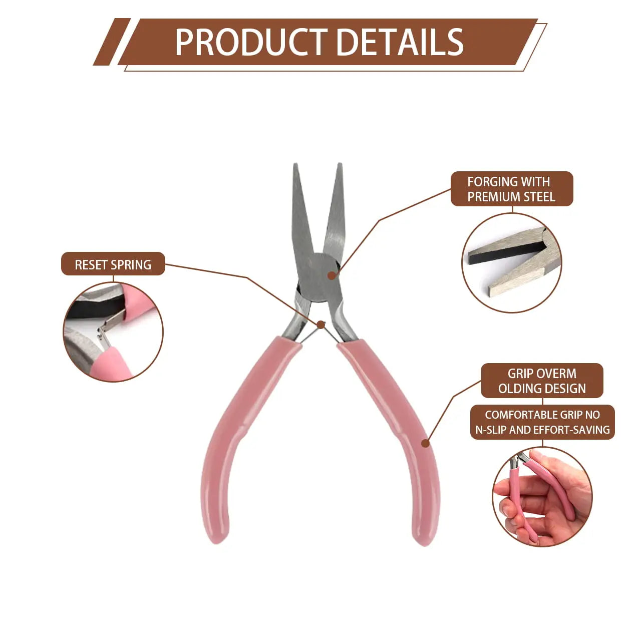 Diagonal Wire Cutters for Clean Wire Cuts in Jewelry Making