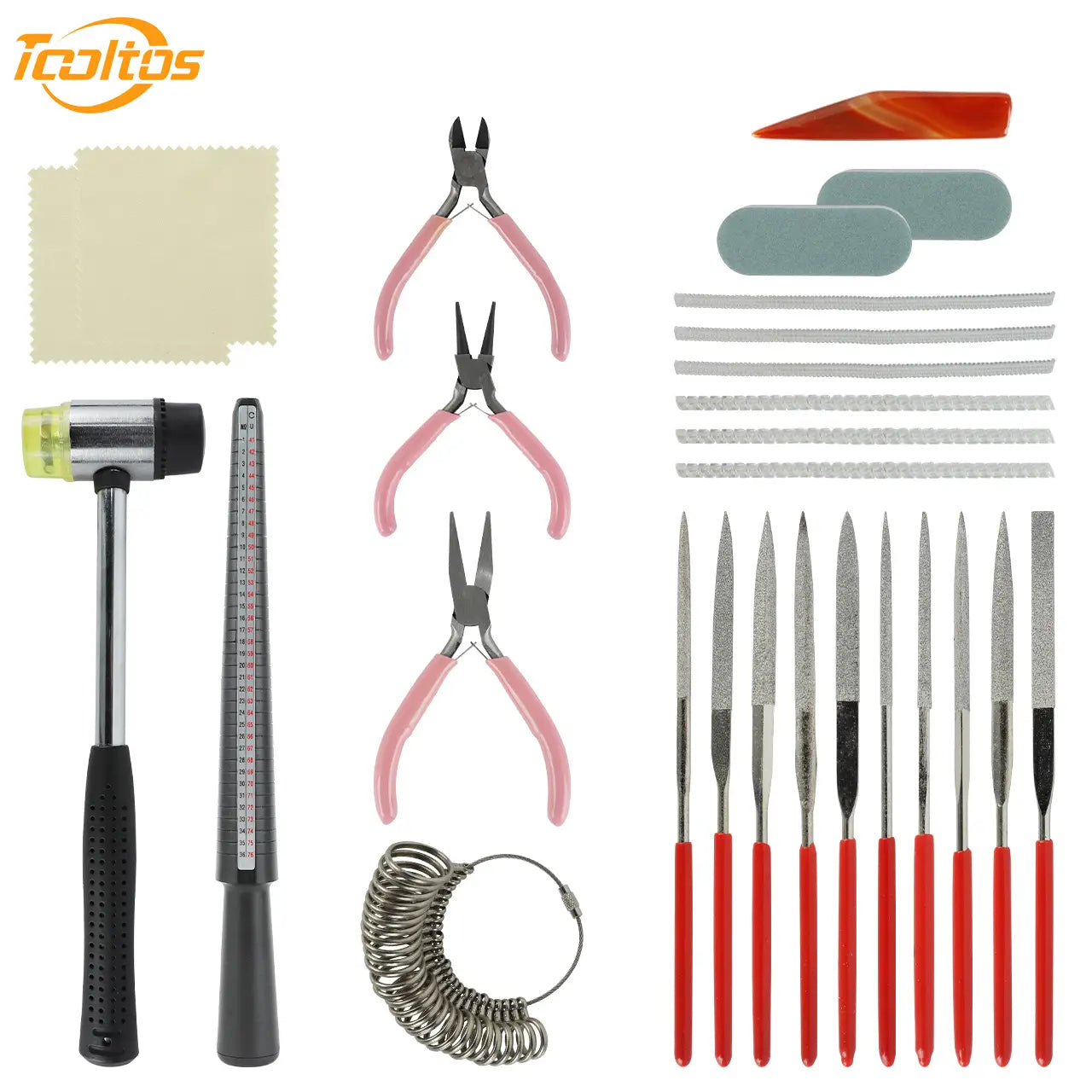 Tooltos 27-Piece Jewelry Making and Repair Tool Kit Complete Set
