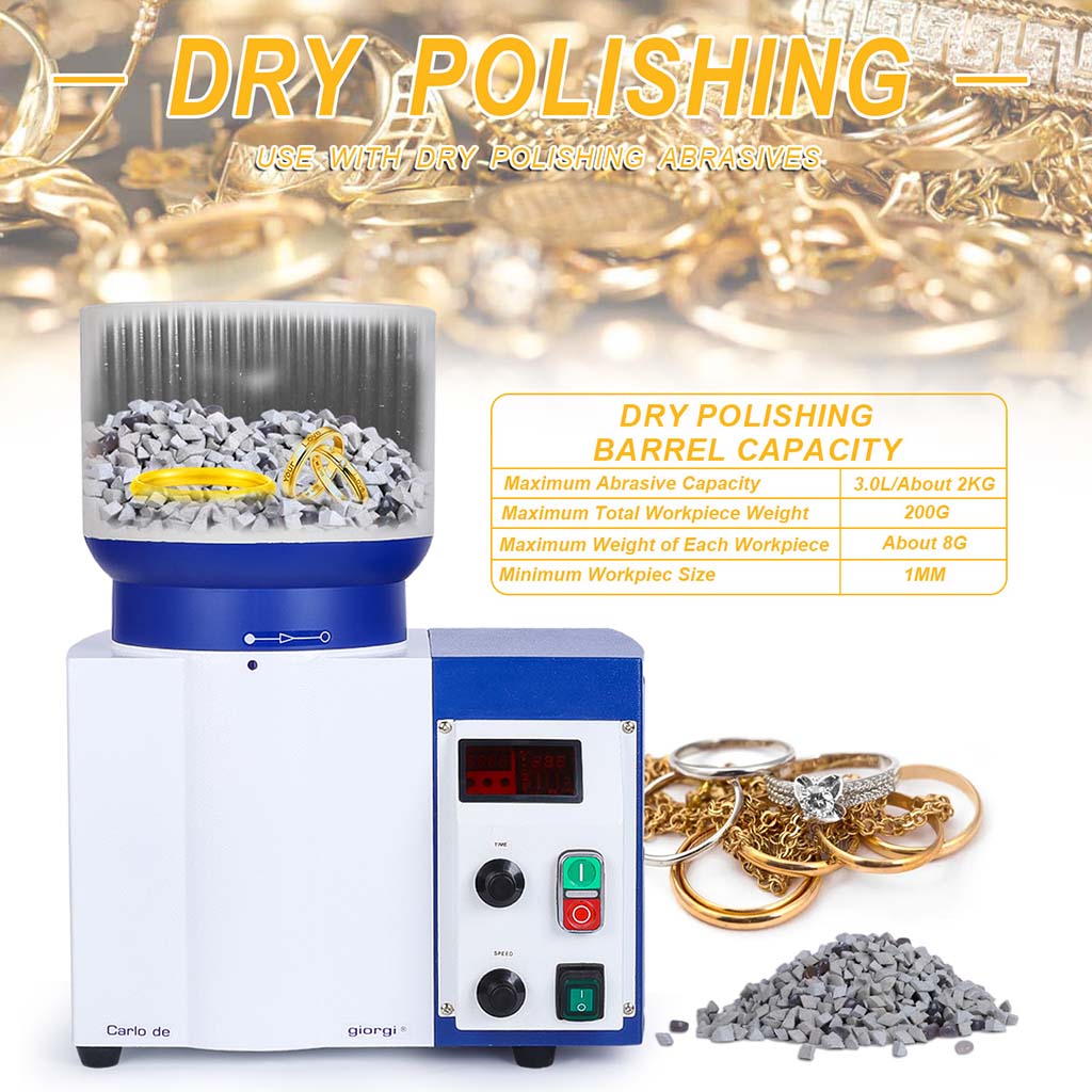 Tooltos Jewelry Tools Tooltos 3 in 1 Multi-functional Wet And Dry Magnetic Polishing Centrifugal Polishing Machine