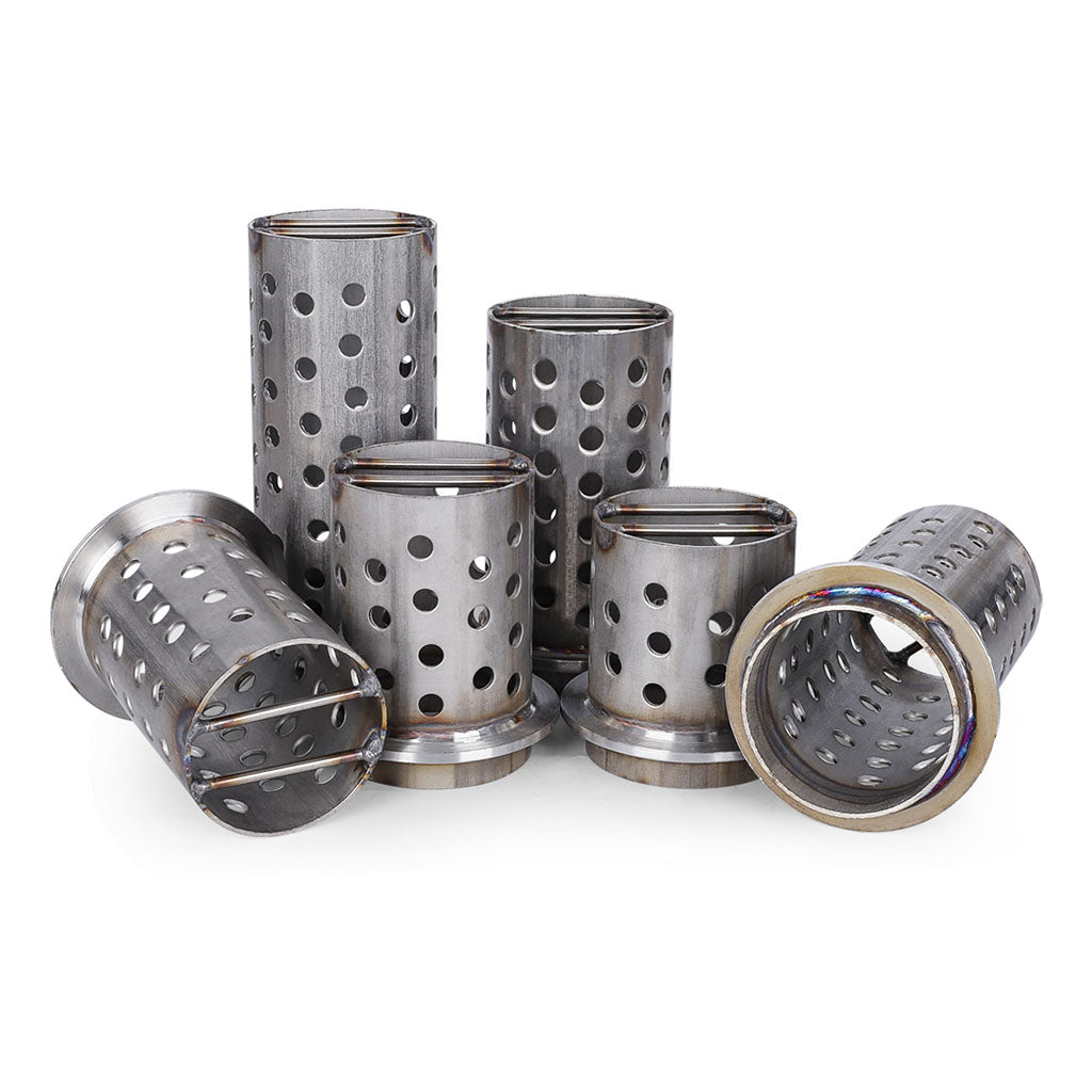 Tooltos Jewelry Tools Tooltos 4 inch Perforated Stainless Steel Casting Flask Wall Flanged Vacuum Casting Plaster Mold