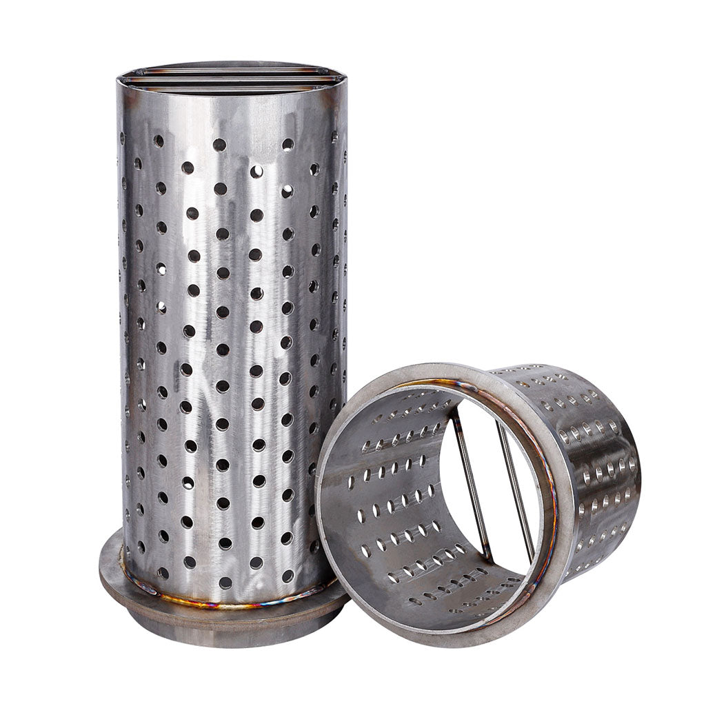 Tooltos Jewelry Tools Tooltos 8.6 inch Perforated Stainless Steel Casting Flask Wall Flanged Vacuum Casting Plaster Mold