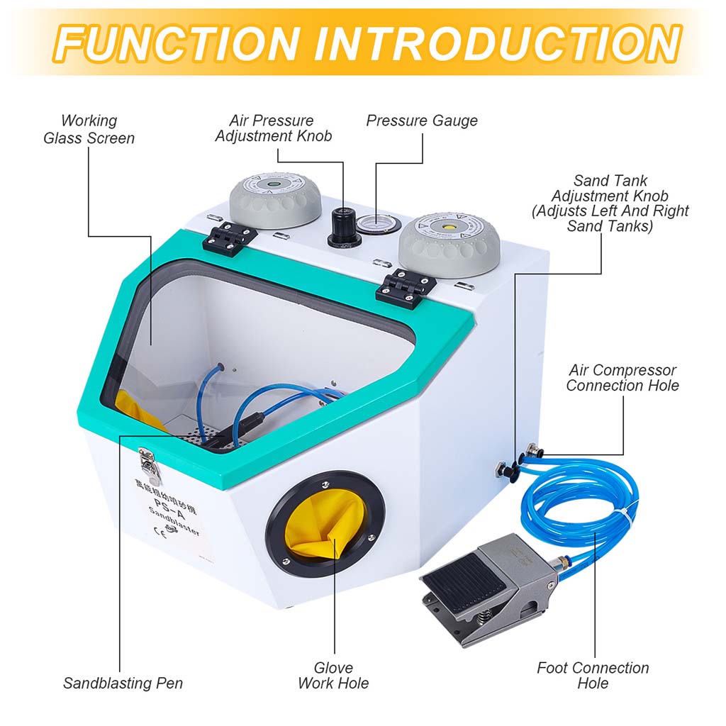Tooltos Jewelry Tools Tooltos PS-A Pen-type Universal Jewelry Sandblaster Dry Sandblasting Machine