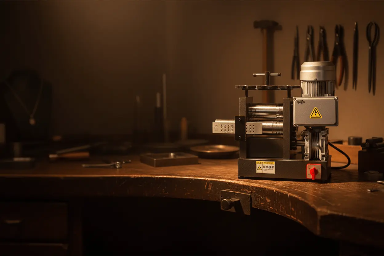 Tooltos precision jewelry rolling mill for professional jewelers and metal forming workshops