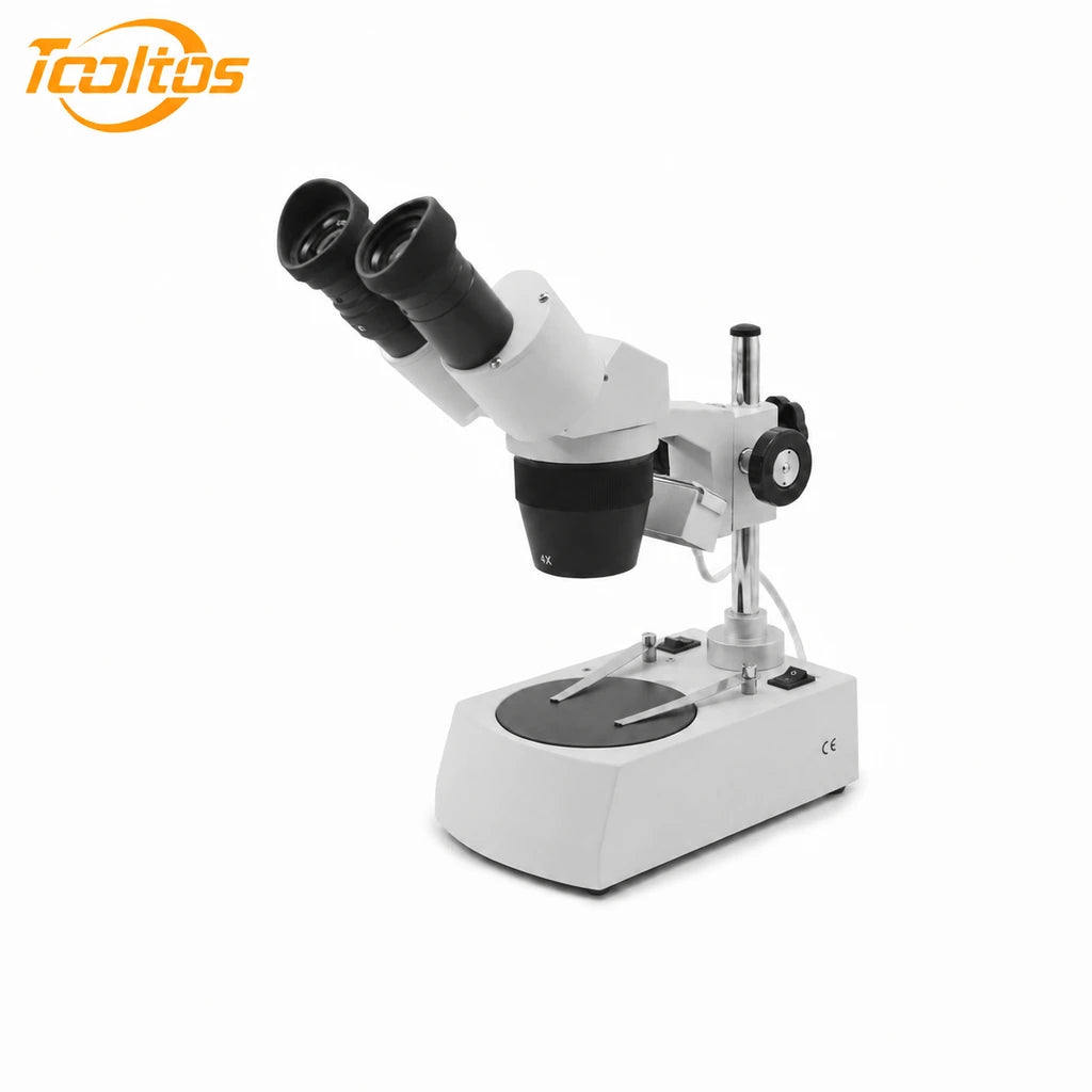 Tooltos Stereo Microscope for Jewelry 20X 40X Magnification 45 Degree Viewing Head