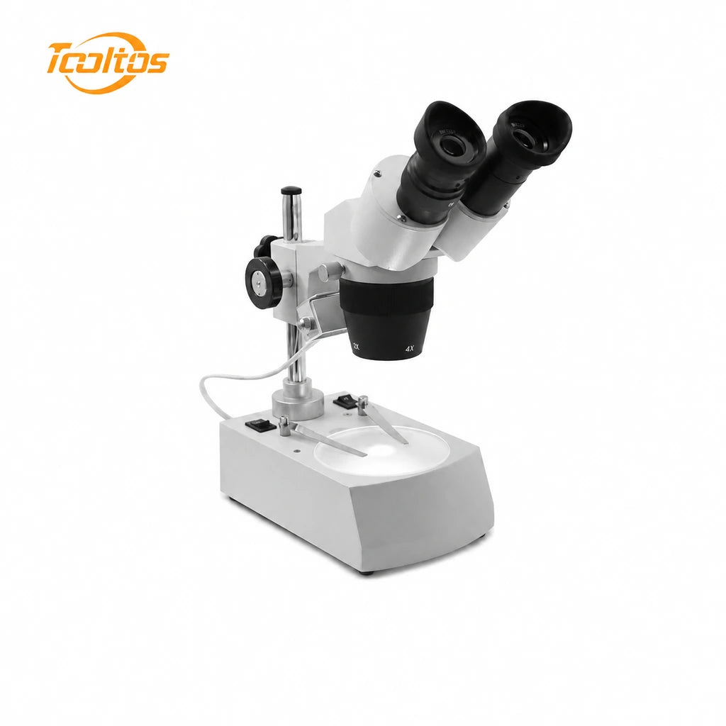 Tooltos Stereo Microscope for Jewelry 20X 40X Magnification 45 Degree Viewing Head
