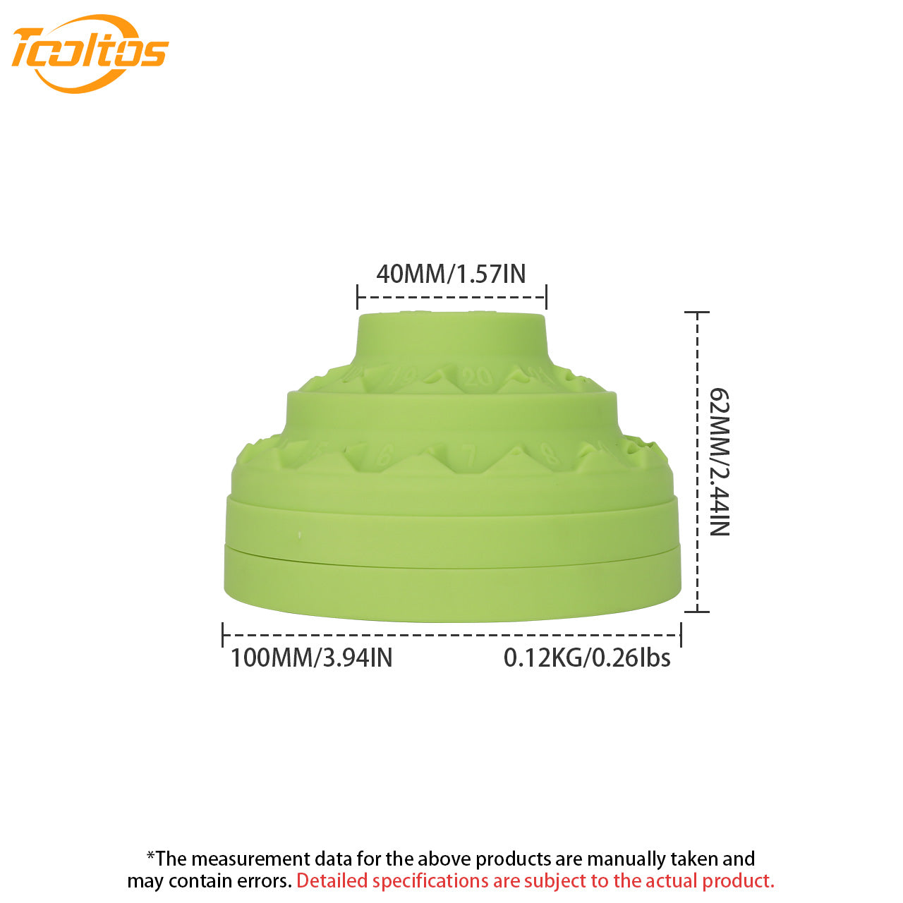 Tooltos bur holder dimensions and overall height specifications