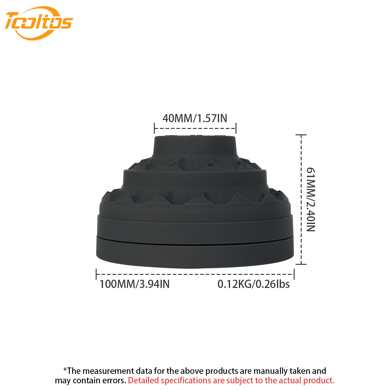 Tooltos dust cover dome protecting burs from workshop debris