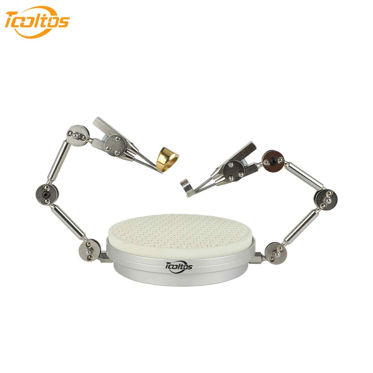 Tooltos Tooltos Rotating Soldering Station 360 Degree Honeycomb Ceramic Jewelry Stand
