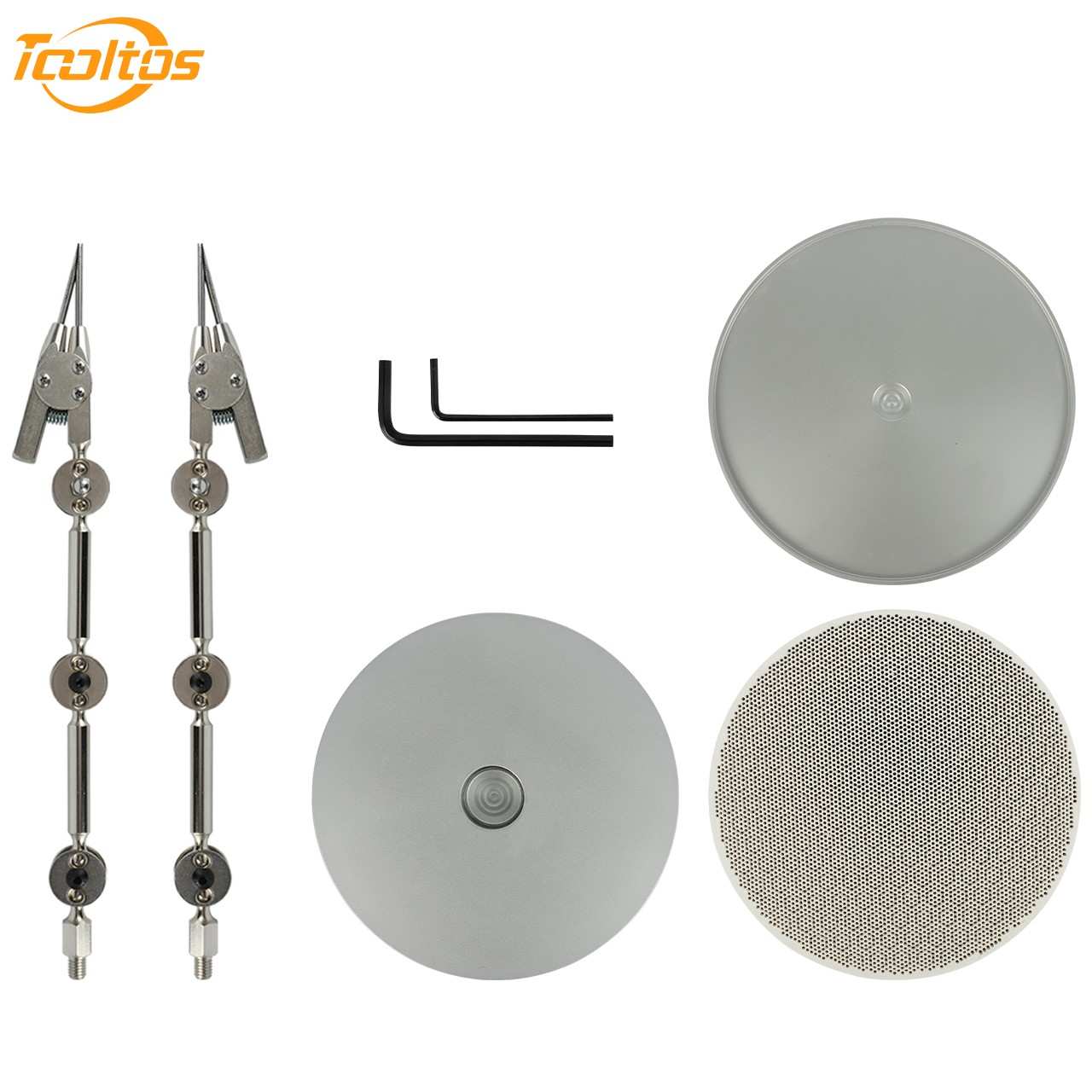 Tooltos Tooltos Rotating Soldering Station 360 Degree Honeycomb Ceramic Jewelry Stand