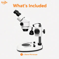 Package contents of Tooltos HH-MS06A stereo microscope