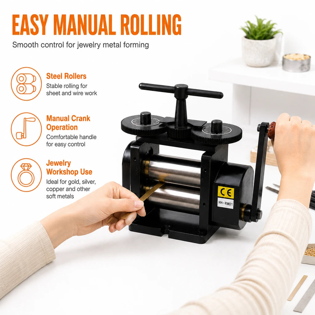 Tooltos Jewelry Rolling Mill Product Overview – Manual Metal Forming Tool