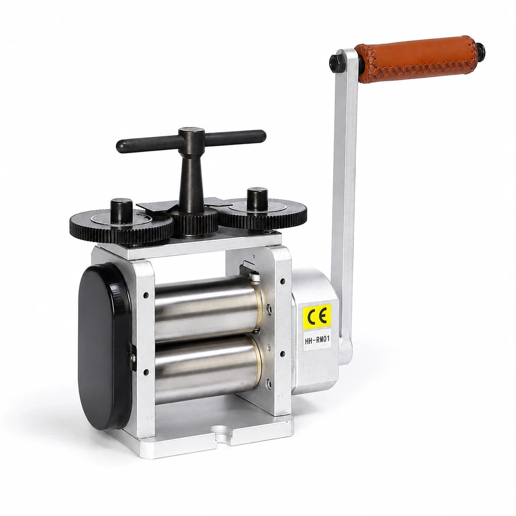 Tooltos Jewelry Rolling Mill Package Contents – Silver Finish Set