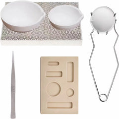 Tooltos Goldsmith Melting Bowl Soldering Bench Tool Set with Honeycomb Board Ingot Mold and Wire Holder Overview