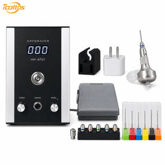Tooltos 100W Pneumatic Jewelry Engraving Machine with Built-In Air Supply and Foot Pedal