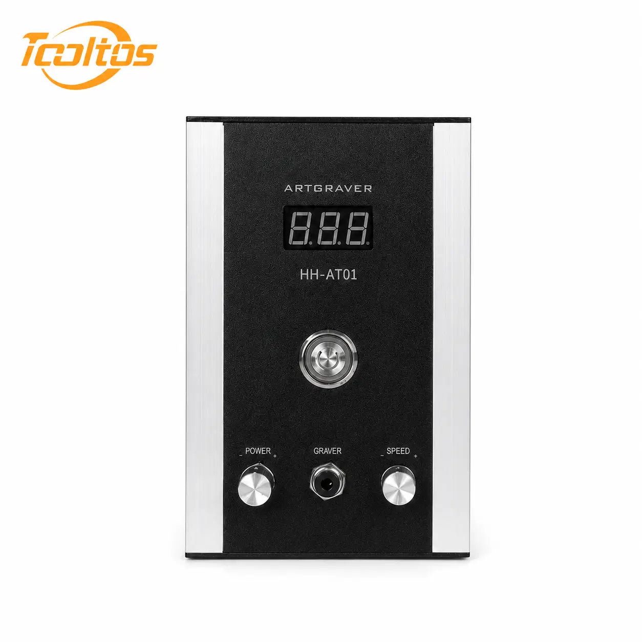 Tooltos 100W Pneumatic Jewelry Engraving Machine with Built-In Air Supply and Foot Pedal