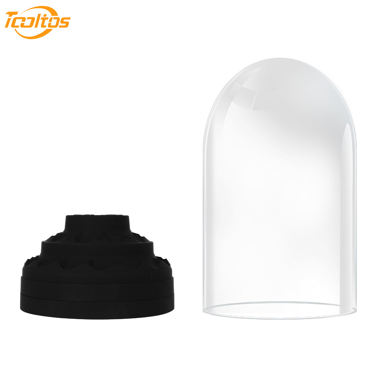 Tooltos 360 rotating bur holder with 32 slots in black complete set with dust cover