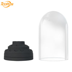 Tooltos 360 rotating bur holder with 32 slots in gray complete set with dust cover