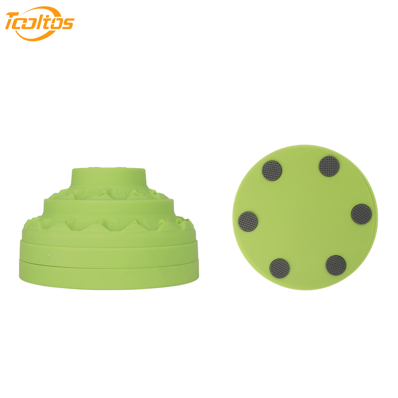 Tooltos 360 rotating bur holder with 32 slots in gray complete set with dust cover