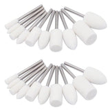 Tooltos Jewelry Tool 20Pcs Wool Felt Polishing Buffing Wheels
