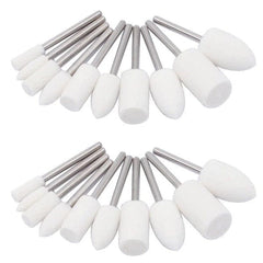 Tooltos Jewelry Tool 20Pcs Wool Felt Polishing Buffing Wheels