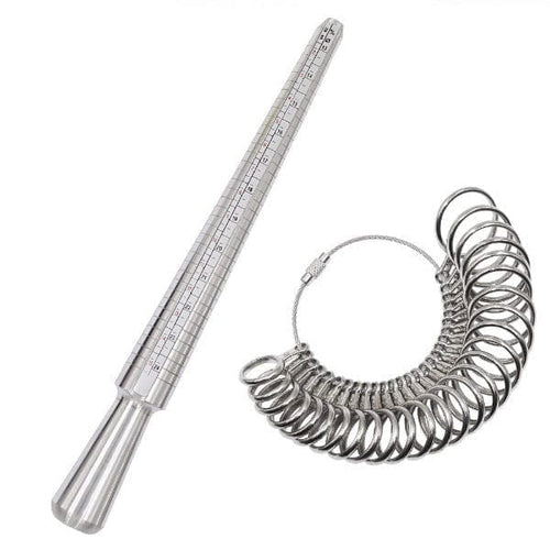 Nieuwe US Ring Sizer Meten Vinger Gauge Schaal Meten Tool Vinger Stok Nieuwe US Ring Sizer Meten Vinger Gauge Schaal Meten Tool Vinger Stok